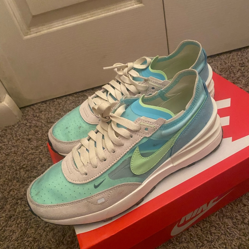 Nike Air Sneakers - Mint Green and Blue